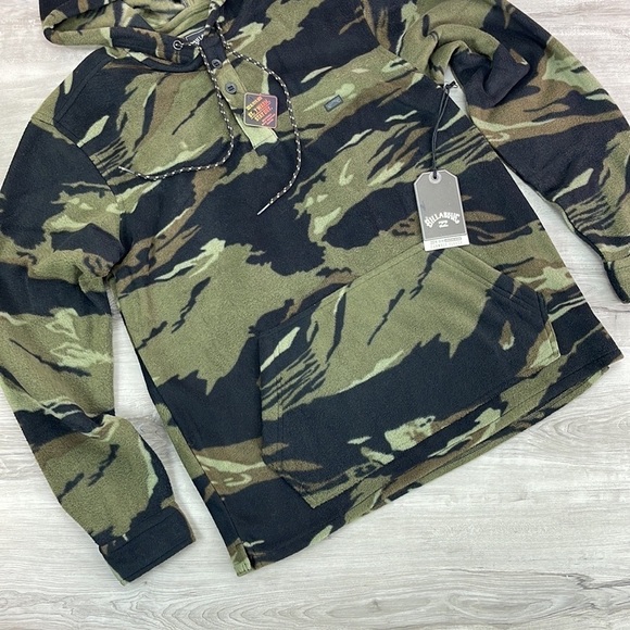 🔹 Billabong A/Div Furnace Anorak Long Sleeve Fleece Shirt - Picture 3 of 11